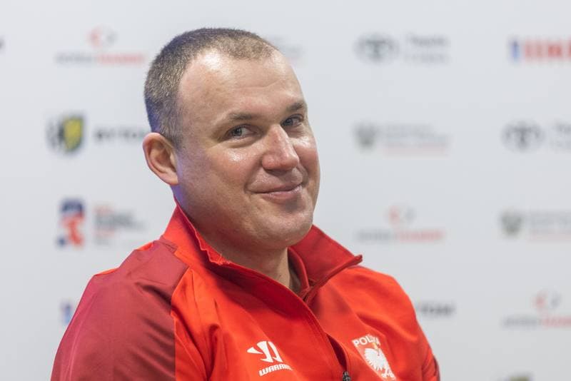 Ice Hockey. Poland national team. Press Conference. 01.12.2022