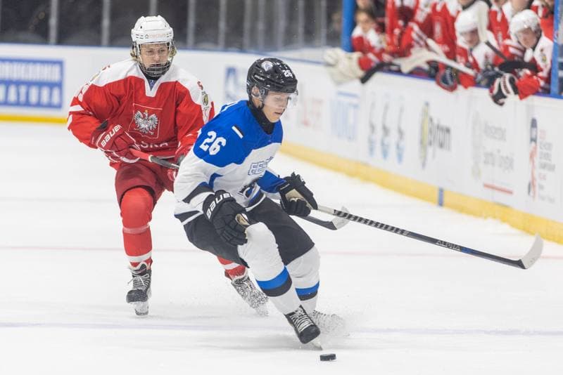 Ice Hockey. U20 World Championship Division 1B. Poland - Estonia. 11.12.2022