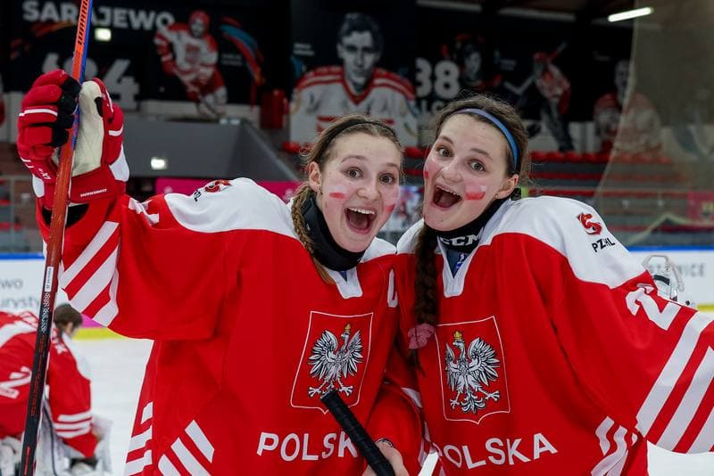 Ice Hockey. Women's U18 World Championship Division 1B. Poland - Korea. 10.01.2023