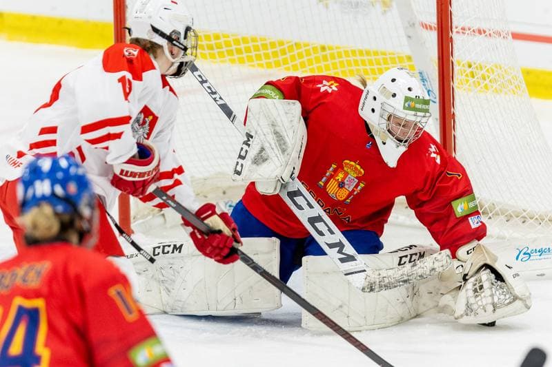 Ice Hockey. Women's U18 World Championship Division 1B. Poland - Spain. 13.01.2023