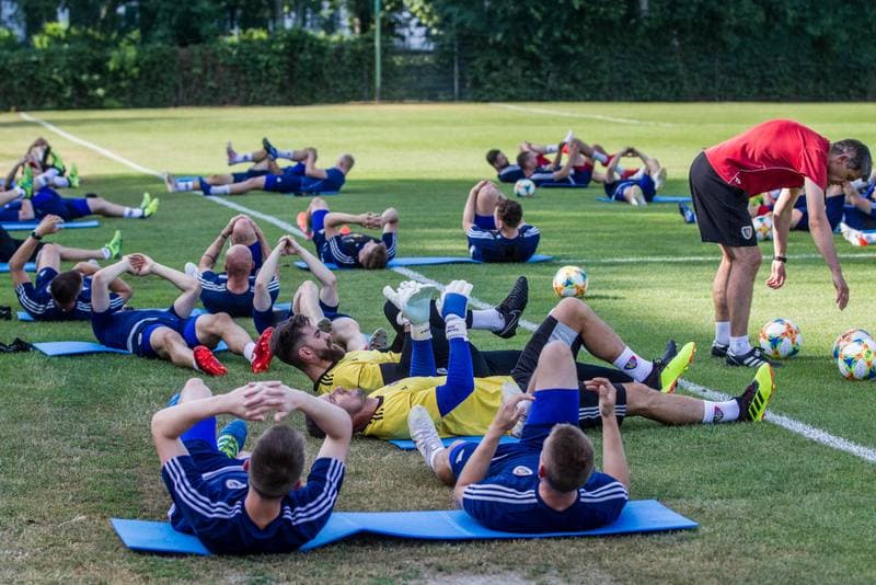 Football. Piast Gliwice. Training. 12.06.2019