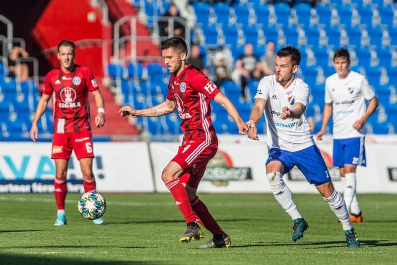 Football. Fortuna:Liga. Banik Ostrava - Sigma Olomouc. 26.10.2019