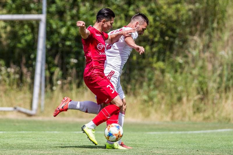 Football. Sparing. Zaglebie Sosnowiec - Fotbal Trinec. 03.07.2019