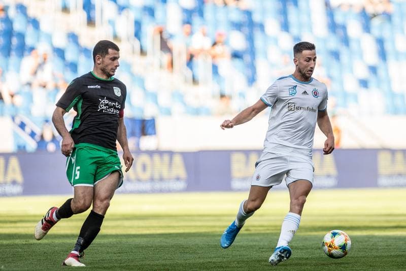 Football. UEFA Europa League. Slovan Bratislava - KF Feronikeli. 24.07.2019