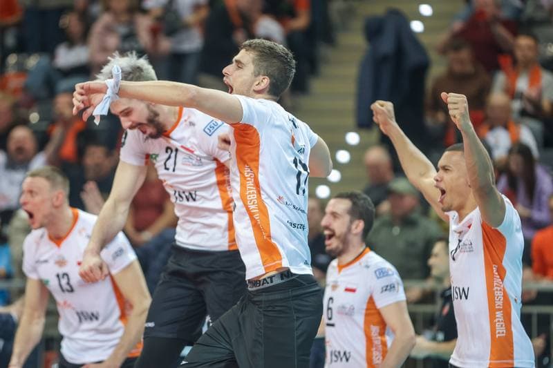 Volleyball. CEV Champions League. Jastrzebski Wegiel - Halbank Ankara. 04.05.2023