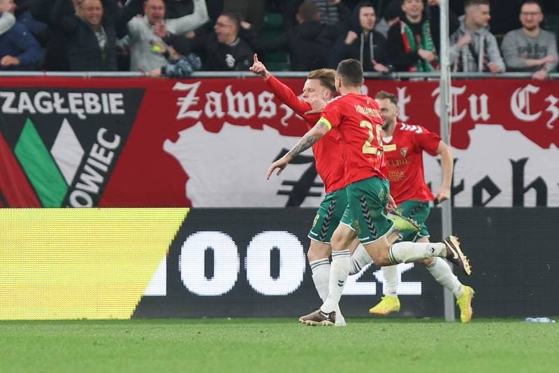 Football. Fortuna I Liga. Zaglebie Sosnowiec - Ruch Chorzow. 15.04.2023