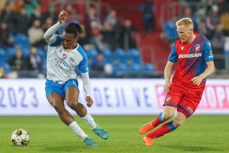 Football. Fortuna:Liga. Banik Ostrava - Viktoria Plzen. 16.04.2023