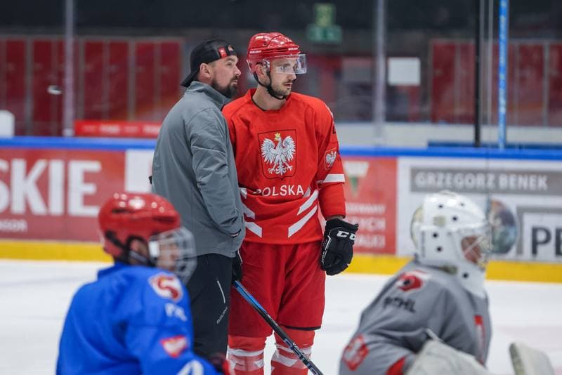 Ice Hockey. Poland national team. Training. 17.04.2023
