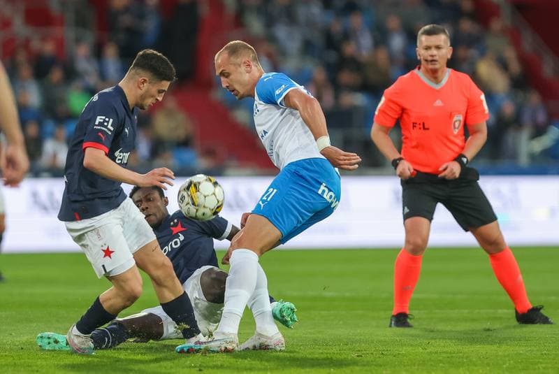 Football. Fortuna:Liga. Banik Ostrava - Slavia Prague. 25.04.2023