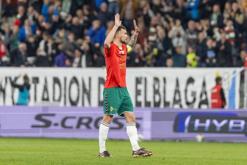 Football. Fortuna I Liga. Zaglebie Sosnowiec - LKS Lodz. 28.04.2023