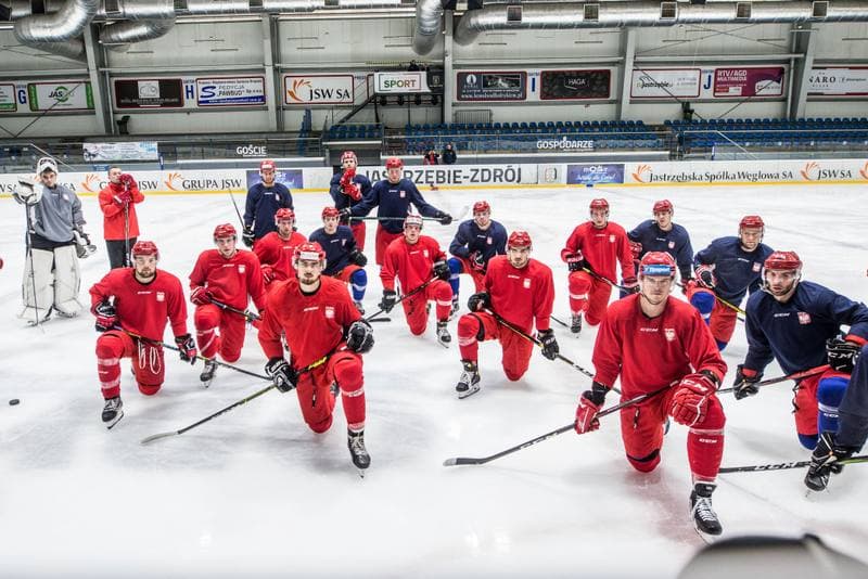 Ice Hockey. Poland national team. Training. 02.11.2020