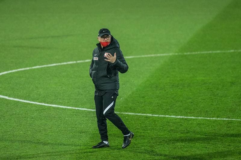 Football. Poland national team. Training. 09.11.2020