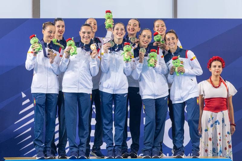 Artistic Swimming. European Games. Team Free Routine Combination. 23.06.2023