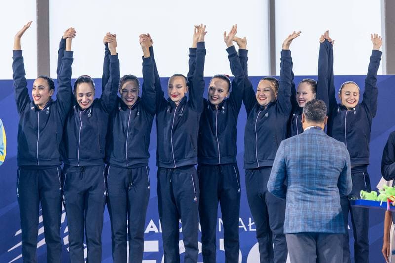 Artistic Swimming. European Games. Team Acrobatic Routine. 24.06.2023