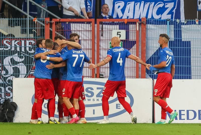 Football. PKO BP Ekstraklasa. Piast Gliwice - Lech Poznan. 22.07.2023
