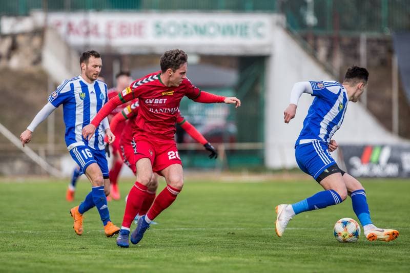 Football. Sparing. Zaglebie Sosnowiec - Ruch Chorzow. 22.02.2020