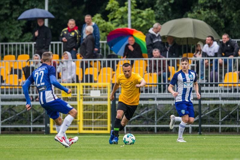 Football. Sparing. LKS Goczalkowice Zdroj - Wieczysta Krakow. 11.07.2020