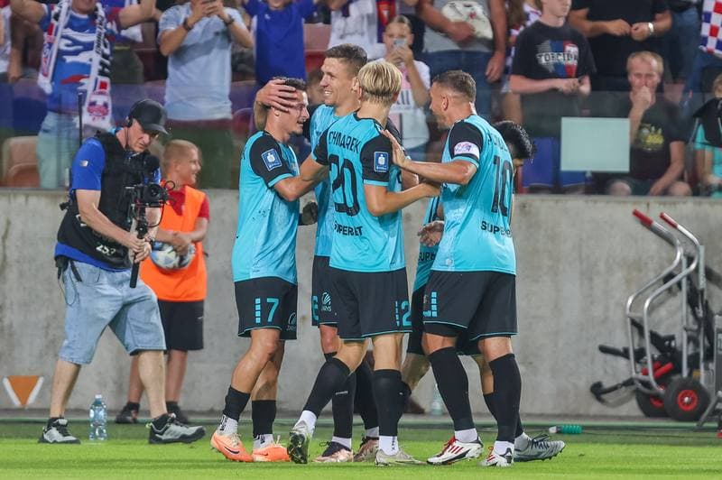 Football. PKO BP Ekstraklasa. Gornik Zabrze - Widzew Lodz. 18.08.2023