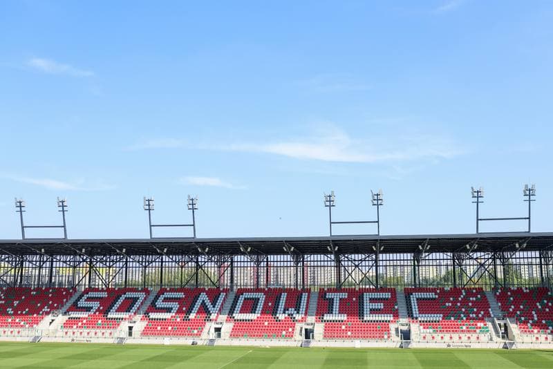 Football. Zaglebie Sosnowiec. Press Conference. 25.08.2023