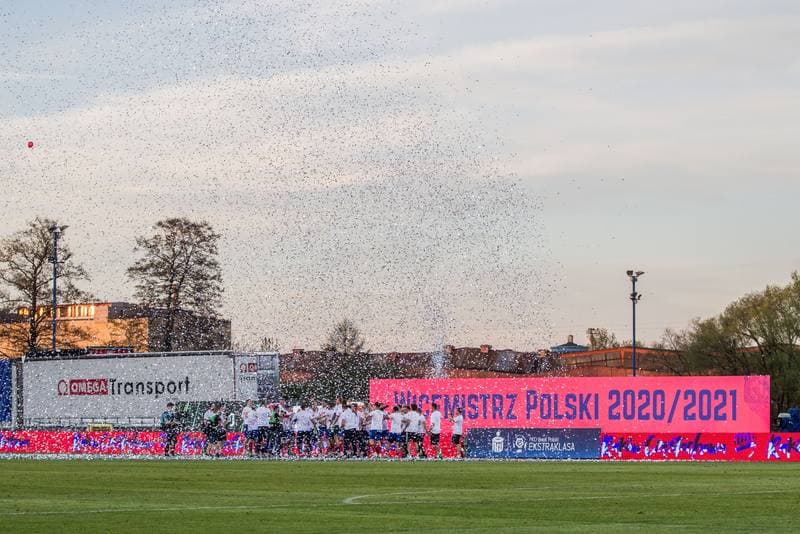 Football. PKO BP Ekstraklasa. Rakow Czestochowa - Piast Gliwice. 10.05.2021