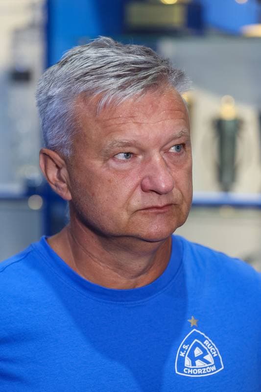 Football. Ruch Chorzow. Press Conference. 21.09.2023