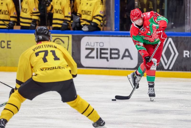 Ice Hockey. Tauron Hokej Liga. GKS Katowice - Zaglebie Sosnowiec. 01.10.2023