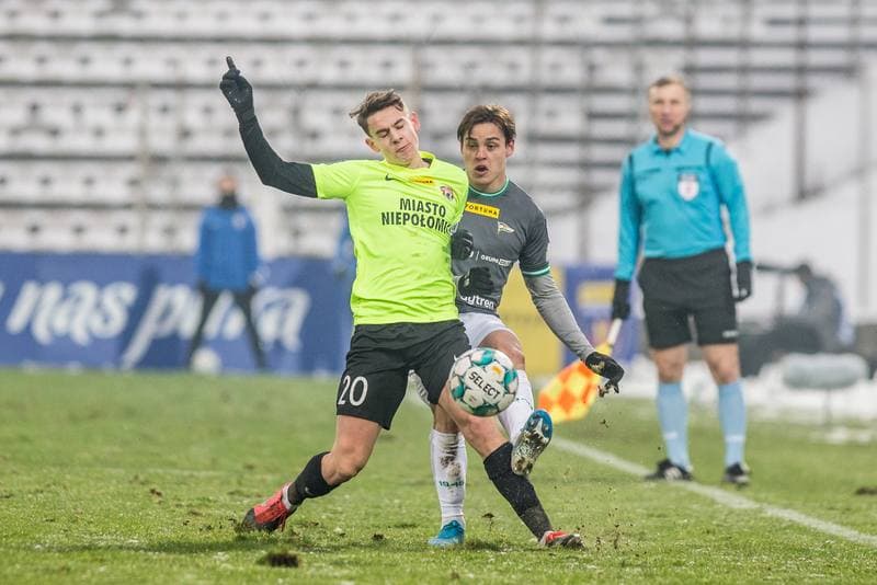 Football. Fortuna Puchar Polski. Puszcza Niepolomice - Lechia Gdansk. 09.02.2021