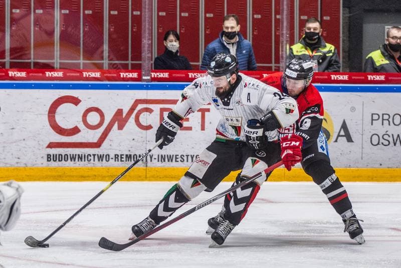 Ice Hockey. Polska Hokej Liga. GKS Tychy - STS Ciarko Sanok. 23.02.2021