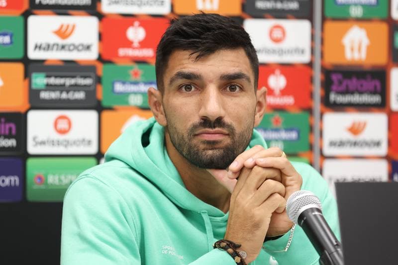 Football. Sporting CP. Press Conference. 25.10.2023