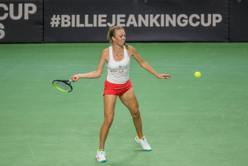 Tennis. Billie Jean King Cup. Poland - Brazil. 16.04.2021