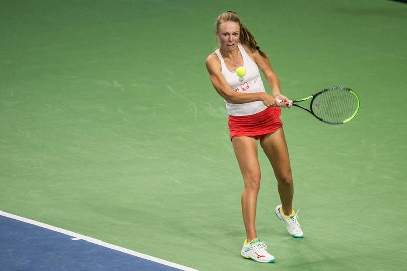 Tennis. Billie Jean King Cup. Poland - Brazil. 16.04.2021