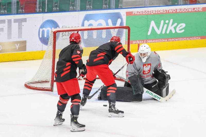 Ice Hockey. Poland national team. Training. 06.11.2023