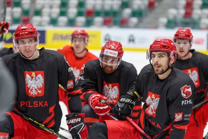 Ice Hockey. Poland national team. Training. 08.11.2023