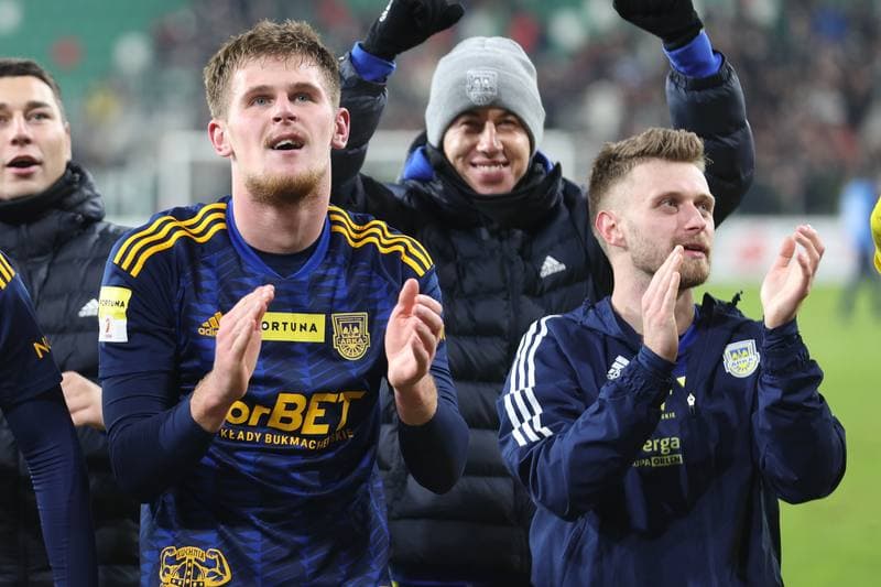 Football. Fortuna I Liga. Zaglebie Sosnowiec - Arka Gdynia. 12.11.2023