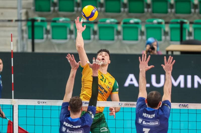 Volleyball. CEV Volleyball Cup. Aluron CMC Warta Zawiercie - Hebar Pazardzhik. 23.11.2023