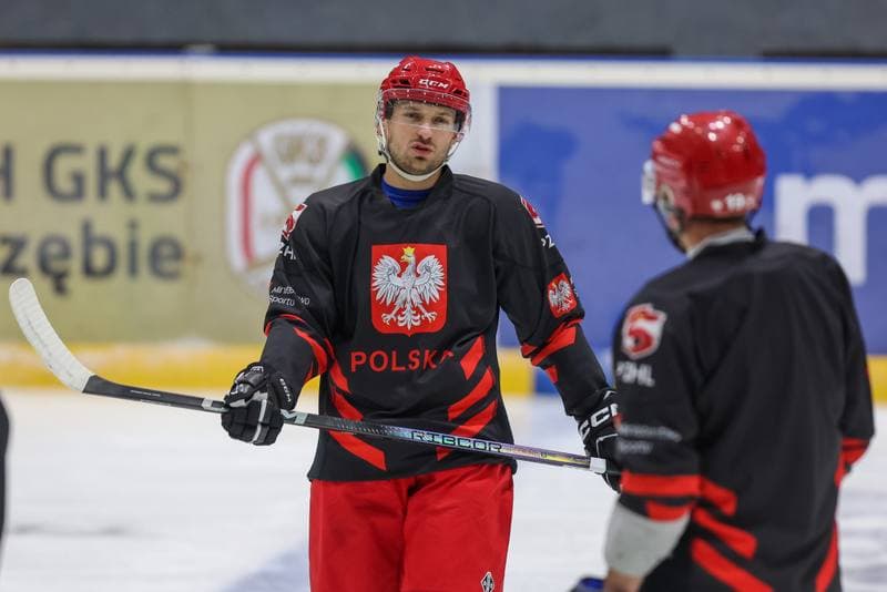 Ice Hockey. Poland national team. Training. 10.12.2023