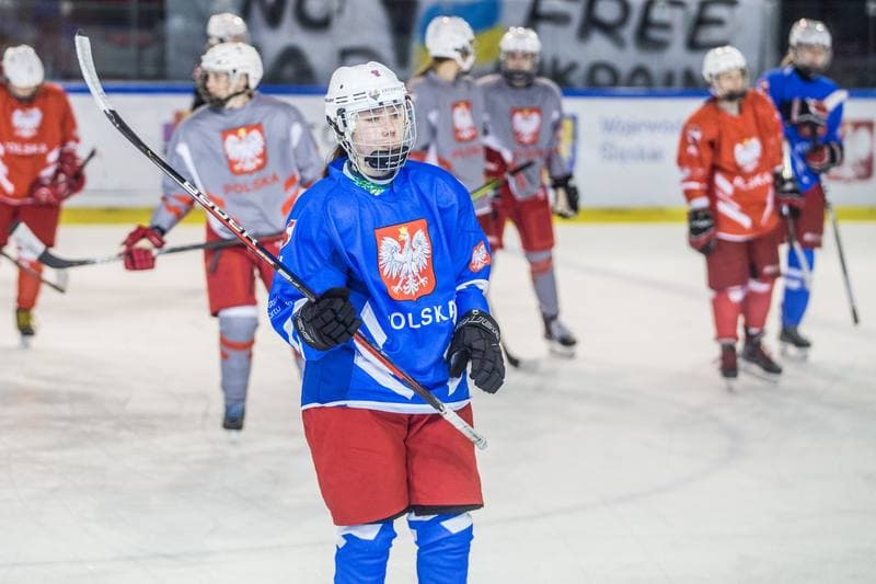 Ice Hockey. Poland national team. Training. 04.04.2022