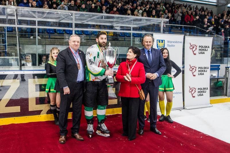Ice Hockey. Polska Hokej Liga. JKH GKS Jastrzebie - GKS Tychy. 10.04.2022