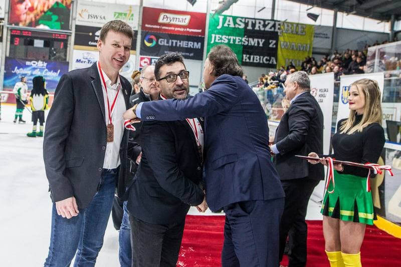 Ice Hockey. Polska Hokej Liga. JKH GKS Jastrzebie - GKS Tychy. 10.04.2022