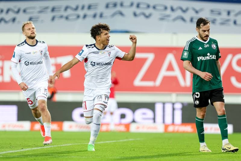 Football. PKO BP Ekstraklasa. Gornik Zabrze - Legia Warsaw. 01.04.2024