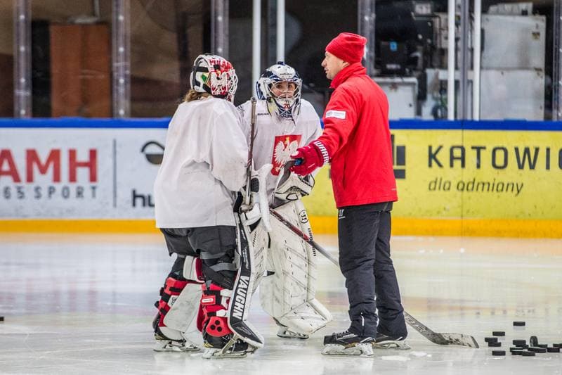 Ice Hockey. Poland national team. Training. 04.01.2022