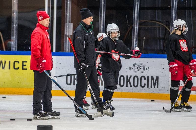 Ice Hockey. Poland national team. Training. 04.01.2022