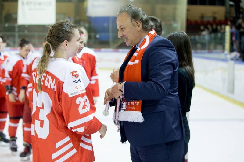 Ice Hockey. Women's World Championship Division 1B. Poland - China. 14.04.2022