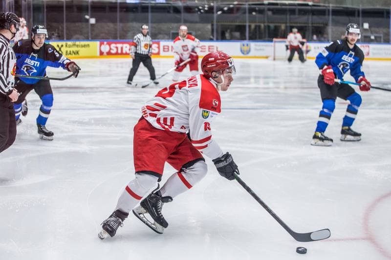 Ice Hockey. World Championship Division 1 Group B. Poland - Estonia. 26.04.2022