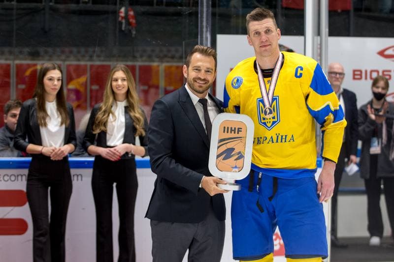Ice Hockey. World Championship Division 1 Group B. Estonia - Ukraine. 01.05.2022
