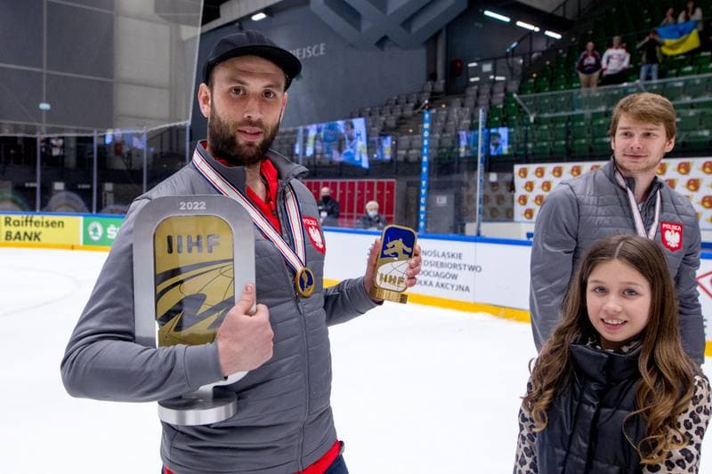 Ice Hockey. World Championship Division 1 Group B. Estonia - Ukraine. 01.05.2022