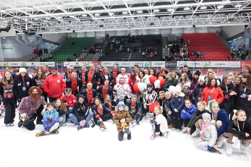 Ice Hockey. Charity Match. Hokejowa Kadra Artystow Polskich - Przyjaciele WOSP. 20.01.2024