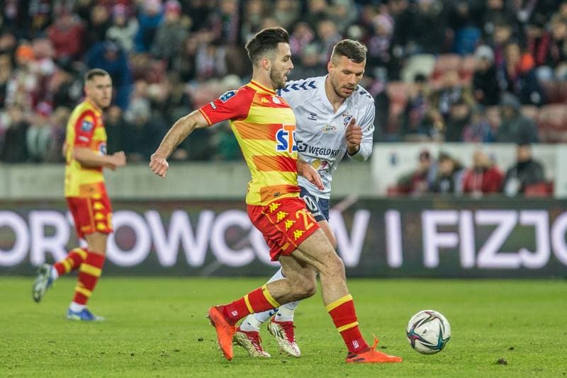 Football. PKO BP Ekstraklasa. Gornik Zabrze - Jagiellonia Bialystok. 14.02.2022