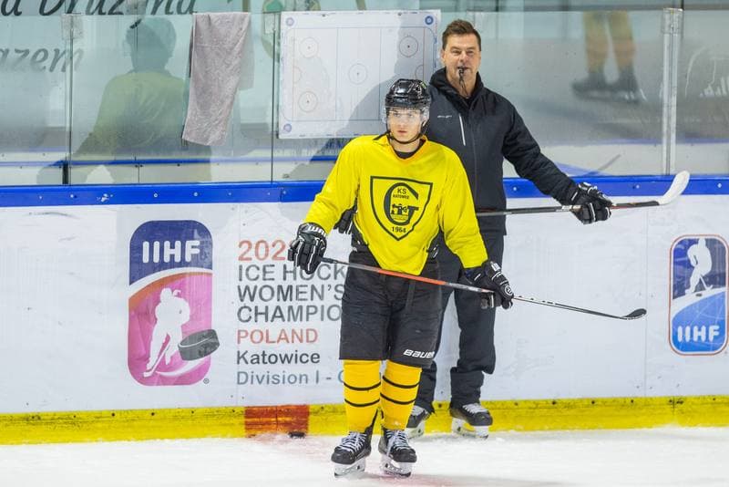 Ice Hockey. GKS Katowice. Training. 01.08.2022
