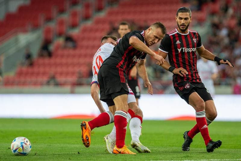 Football. UEFA Conference League. Spartak Trnava - Rakow Czestochowa. 04.08.2022